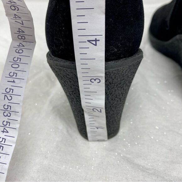Lane Bryant Suede Wedge Boots- Size 10 Wide - Picture 6 of 16